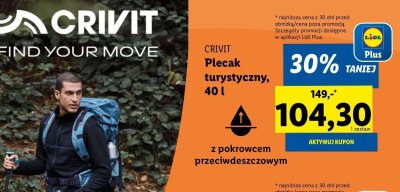 Plecak turystyczny 40 l Crivit promocja