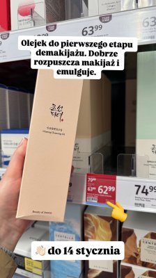 Olejek Beauty of Joseon Ginseng Cleansing Oil do demakijażu promocja w Rossmann