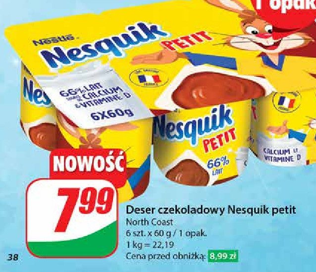 Deser mleczny NESQUIK PETIT promocja