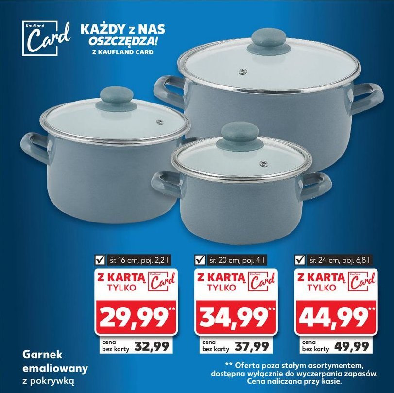 Garnek emaliowany 20 cm 4 l promocja