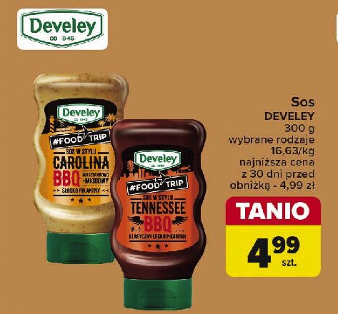 Sos tennessee bbq DEVELEY FOOD TRIP promocja