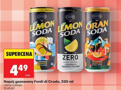 Napój gazowany 330 ml: różne rodzaje promocja w Biedronka