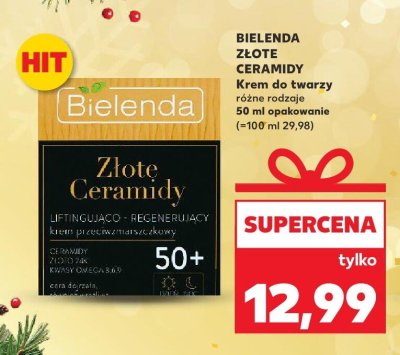 Krem do twarzy Złote Ceramidy różne rodzaje promocja w Kaufland