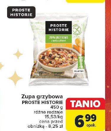 Zupa grzybowa Iglotex proste historie promocja w Carrefour Market