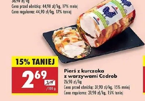 Pierś z kurczaka z warzywami Cedrob promocja