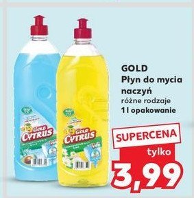 Płyn do mycia naczyń cytrynowy Gold drop gold cytrus promocja