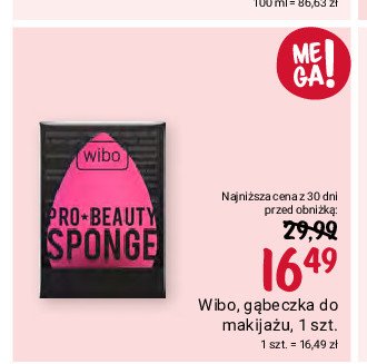 Gąbeczka do makijażu Wibo pro beauty promocja