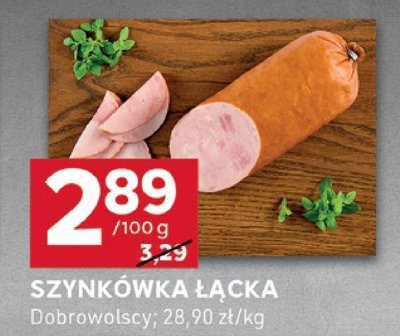 Szynkówka łącka Dobrowolscy promocja w Stokrotka