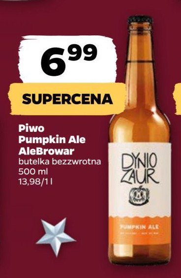 Piwo Dyniozaur pumpkin ale promocja