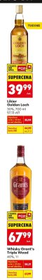 Whisky Grant's Triple Wood promocja w Biedronka