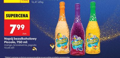 Napój bezalkoholowy Piccolo 750ml - jagoda promocja w Biedronka
