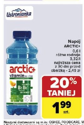 Woda immunity Arctic plus elements promocja