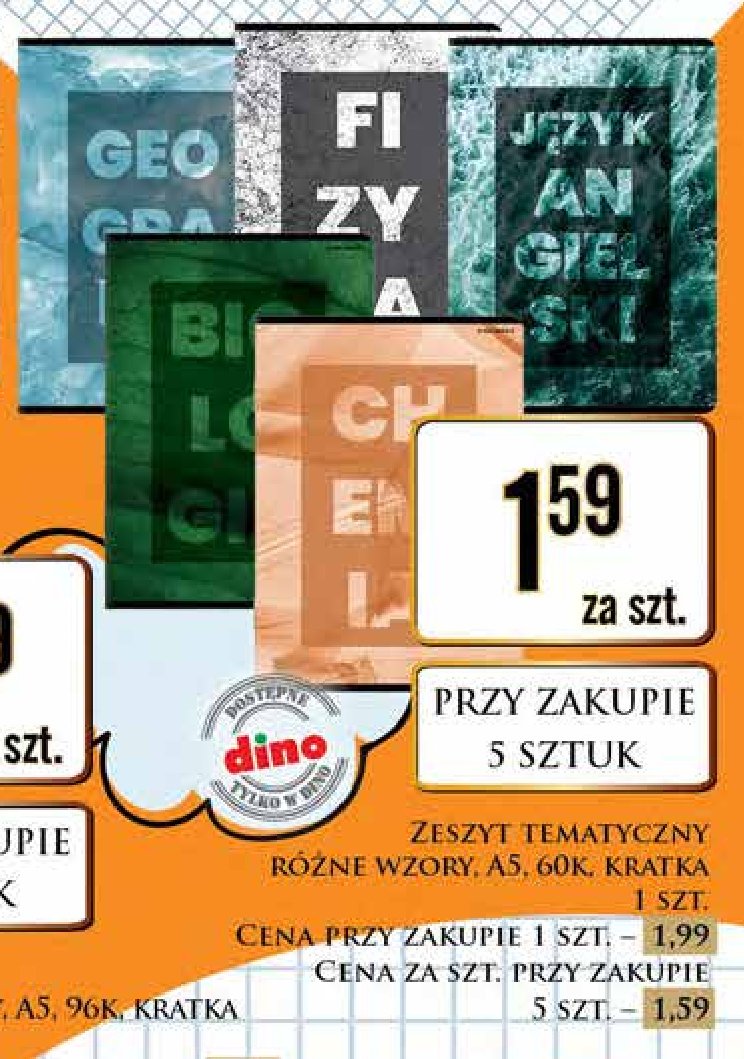 Zeszyt a5/60 k. chemia promocja