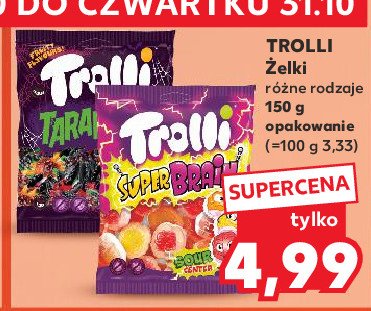 Żelki tarantula Trolli promocja