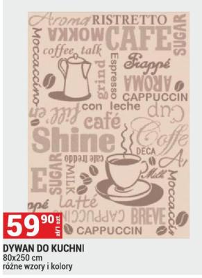 Dywan DO KUCHNI 80x250 cm, różne wzory i kolory promocja w Merkury Market