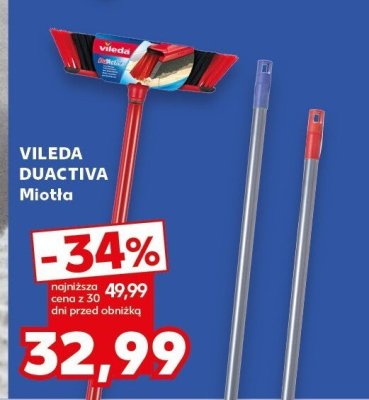 Miotła DUACTIVA promocja w Kaufland