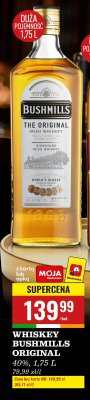 Whisky Bushmills Original promocja w Biedronka