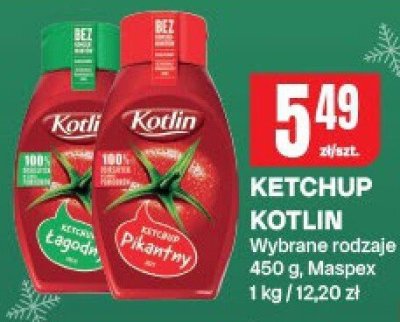Ketchup Kotlin, wybrane rodzaje promocja w Chorten