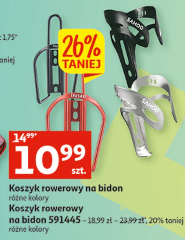 Koszyk na bidon promocja