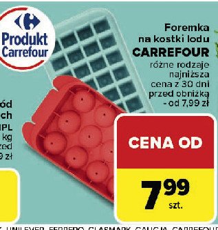 Foremka do kostek lodu Carrefour promocja w Carrefour Market