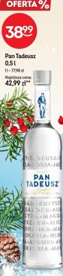 Wódka Pan Tadeusz 0,5l promocja w Żabka