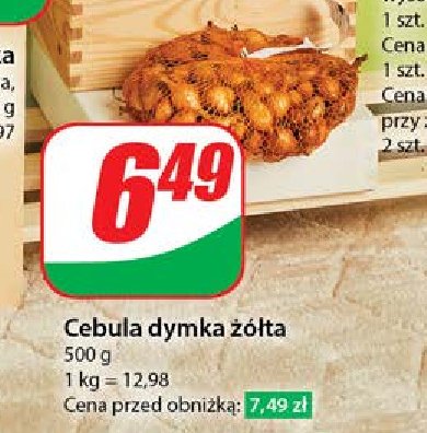 Cebula dymka żółta promocja w Dino