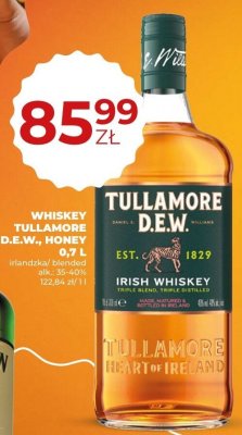 Whiskey Tullamore D.E.W., Honey irlandzka/blended 0,7L promocja w Duży Ben
