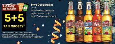 Piwo Desperados promocja w Delikatesy Centrum