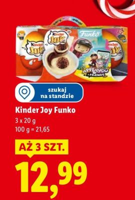 Jajko Kinder Joy Funko promocja w Lidl