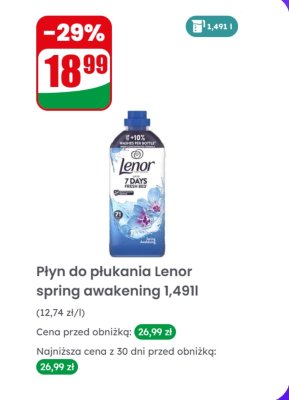 Płyn do płukania spring awakening 1,491 l promocja w Dino
