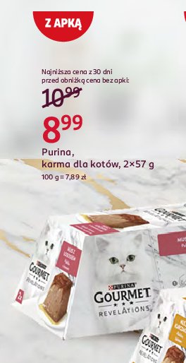 Karma dla kota mus z łososiem promocja