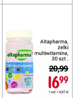 Żelki multiwitamina dla dzieci Altapharma promocja