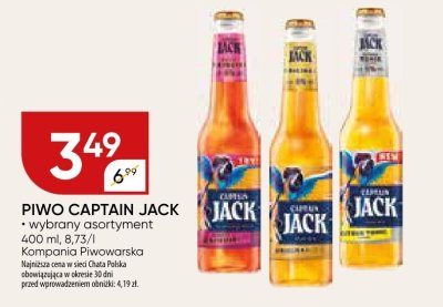 Piwo Captain Jack promocja w Chata Polska