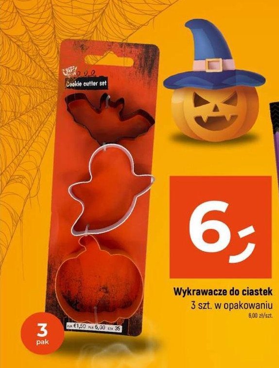 Wykrawacz do ciastek halloween promocja w Dealz