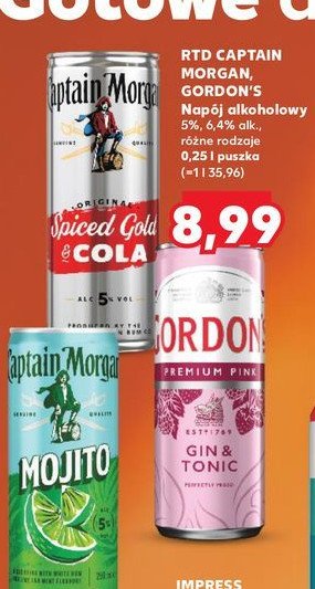 Drink Captain morgan mojito promocja