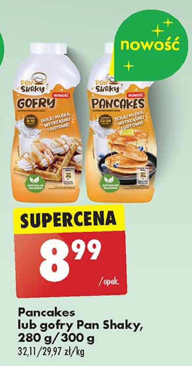 Mieszanka do przygotowania pancakes Pan shaky promocja