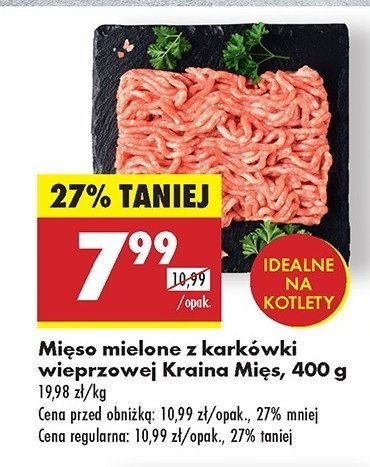 Mięso mielone z karkówki wieprzowej Kraina mięs promocja