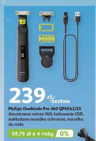 Golarka hybrydowa qp6542/15 Philips oneblade promocja w Auchan