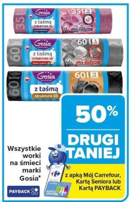 Worki na śmieci marki Gosia promocja w Carrefour