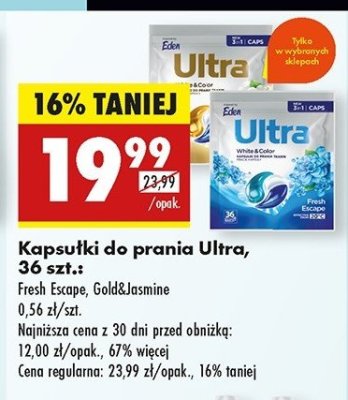 Kapsułki do prania fresh escape Ultra promocja