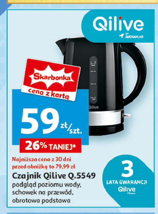 Czajnik q.5549 Qilive promocja