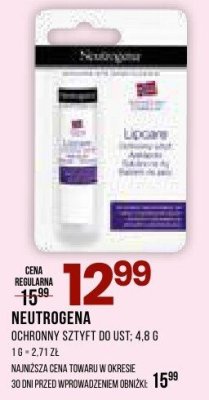 Odżywny sztyft do ust NEUTROGENA promocja w Drogerie Natura
