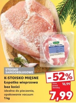 Łopatka wieprzowa bez kości promocja w Kaufland