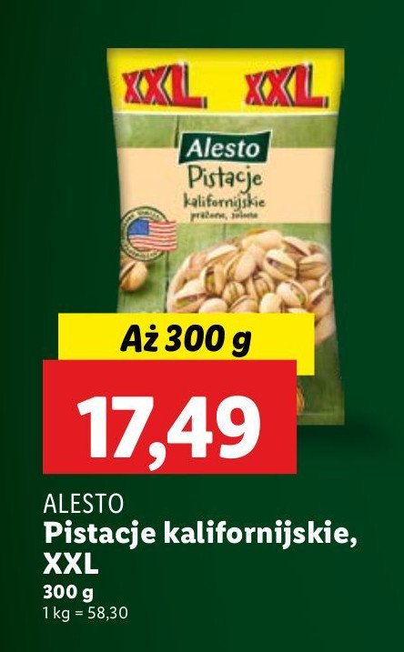 Pistacje Alesto promocja