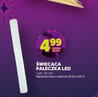 Świecąca pałeczka LED promocja w Stokrotka