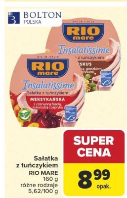 Sałatka z tuńczykiem Rio Mare Insalatissime meksykańska promocja w Carrefour Market