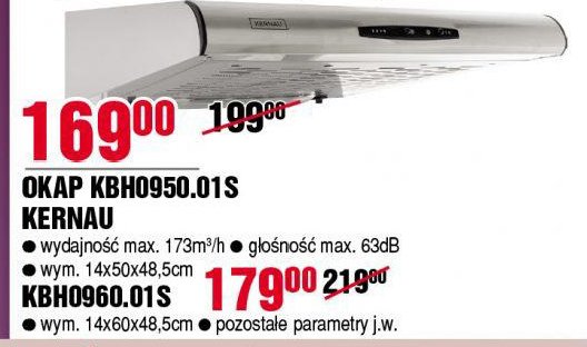 Okap podszafkowy kbh 0950.1 s Kernau promocja