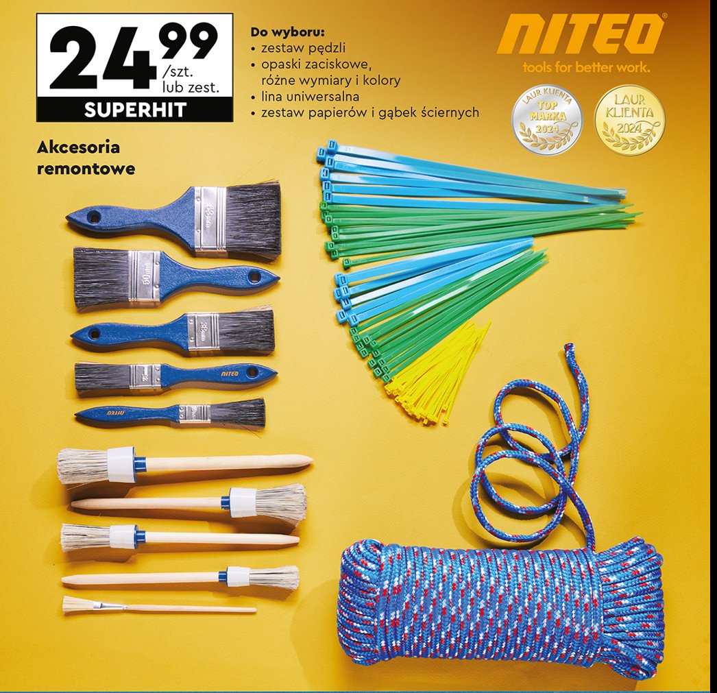 Opaski zaciskowe Niteo tools promocja