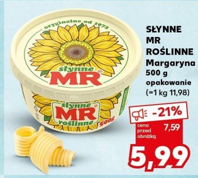 Margaryna Słynne MR Roślinne promocja w Kaufland