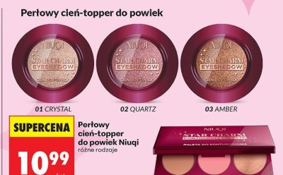 Perłowy cień-topper do powiek Niuqi Star Charm promocja w Biedronka